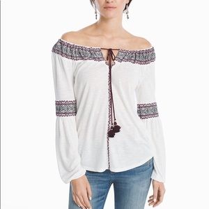 White House Black Market Off-the-Shoulder Peasant